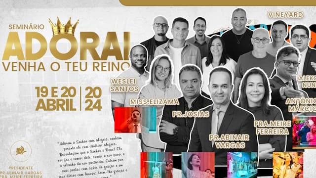 Seminário Adorai - Dias 19 e 20 de Abril